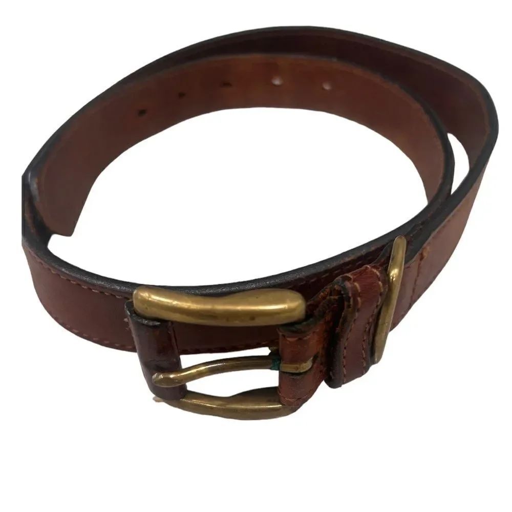 Eddie Bauer Women’s Brown leather Belt sz 34